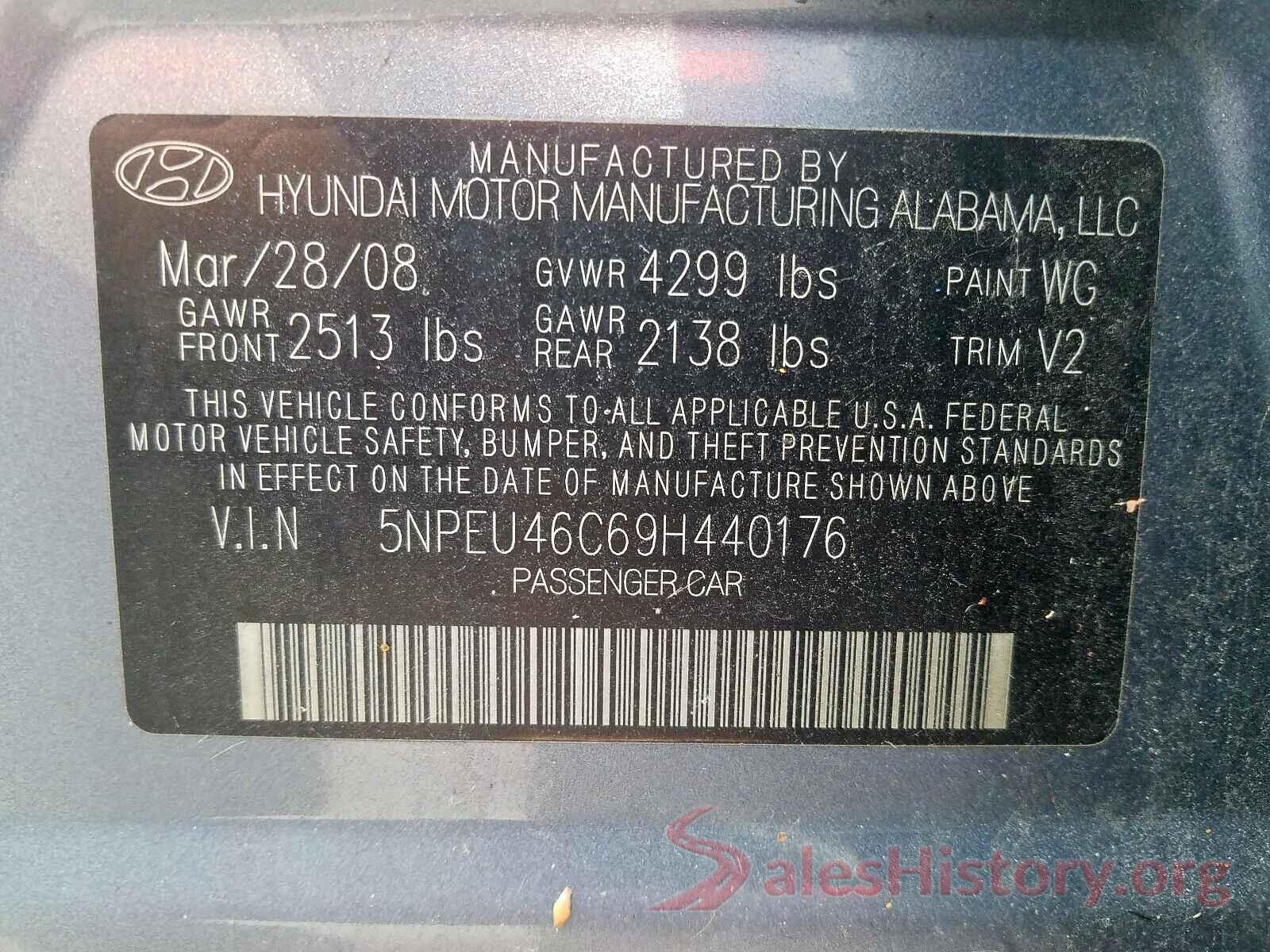 ZACNJDBB4MPM39367 2009 HYUNDAI SONATA