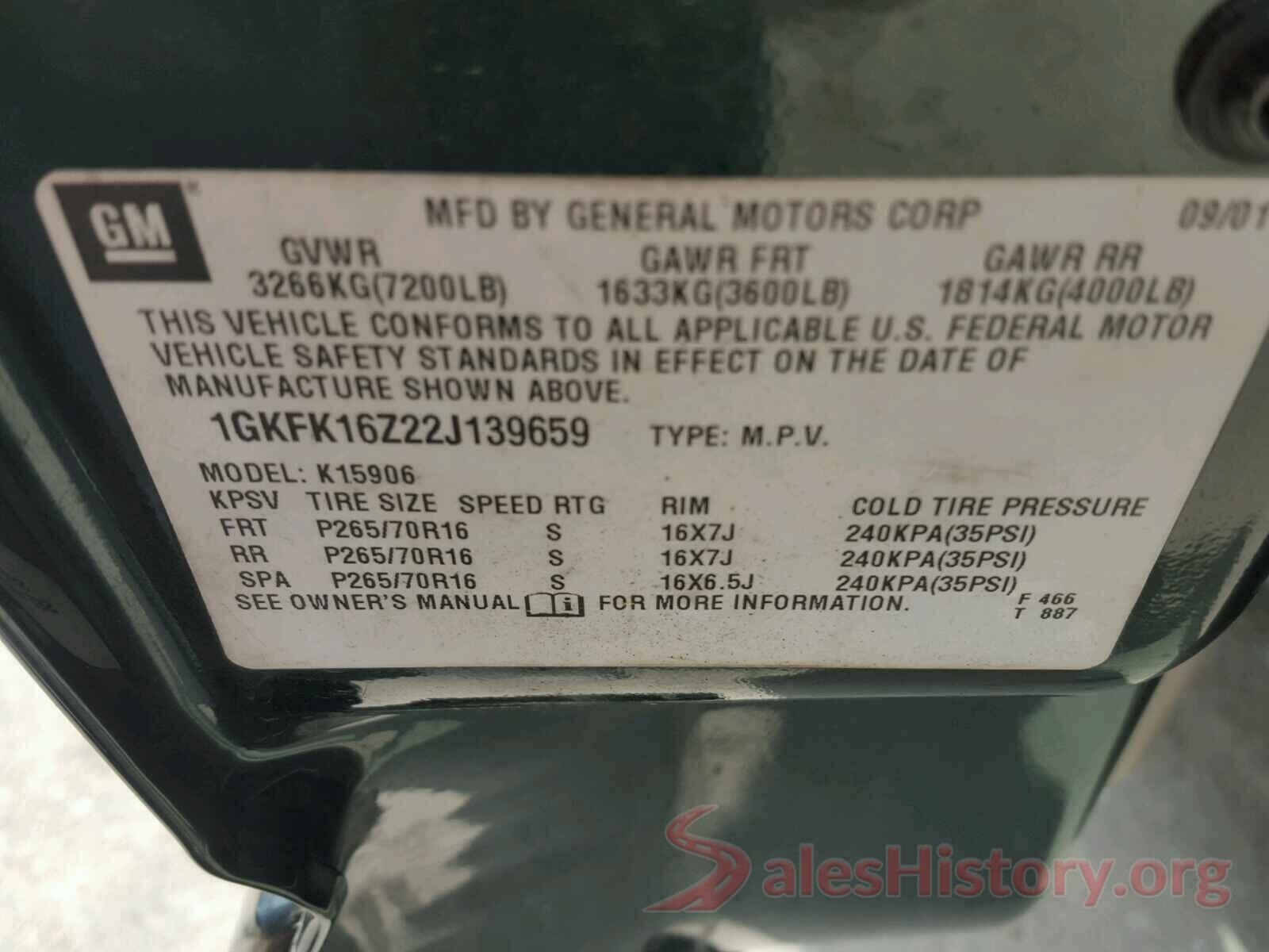 WDDSJ4EB7GN322421 2002 GMC YUKON