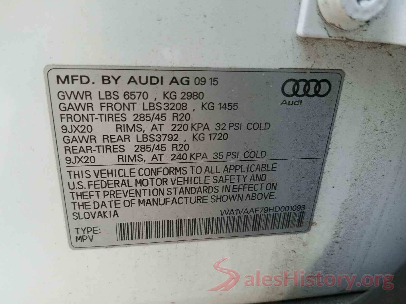 1N4AL3AP5GC259784 2017 AUDI Q7