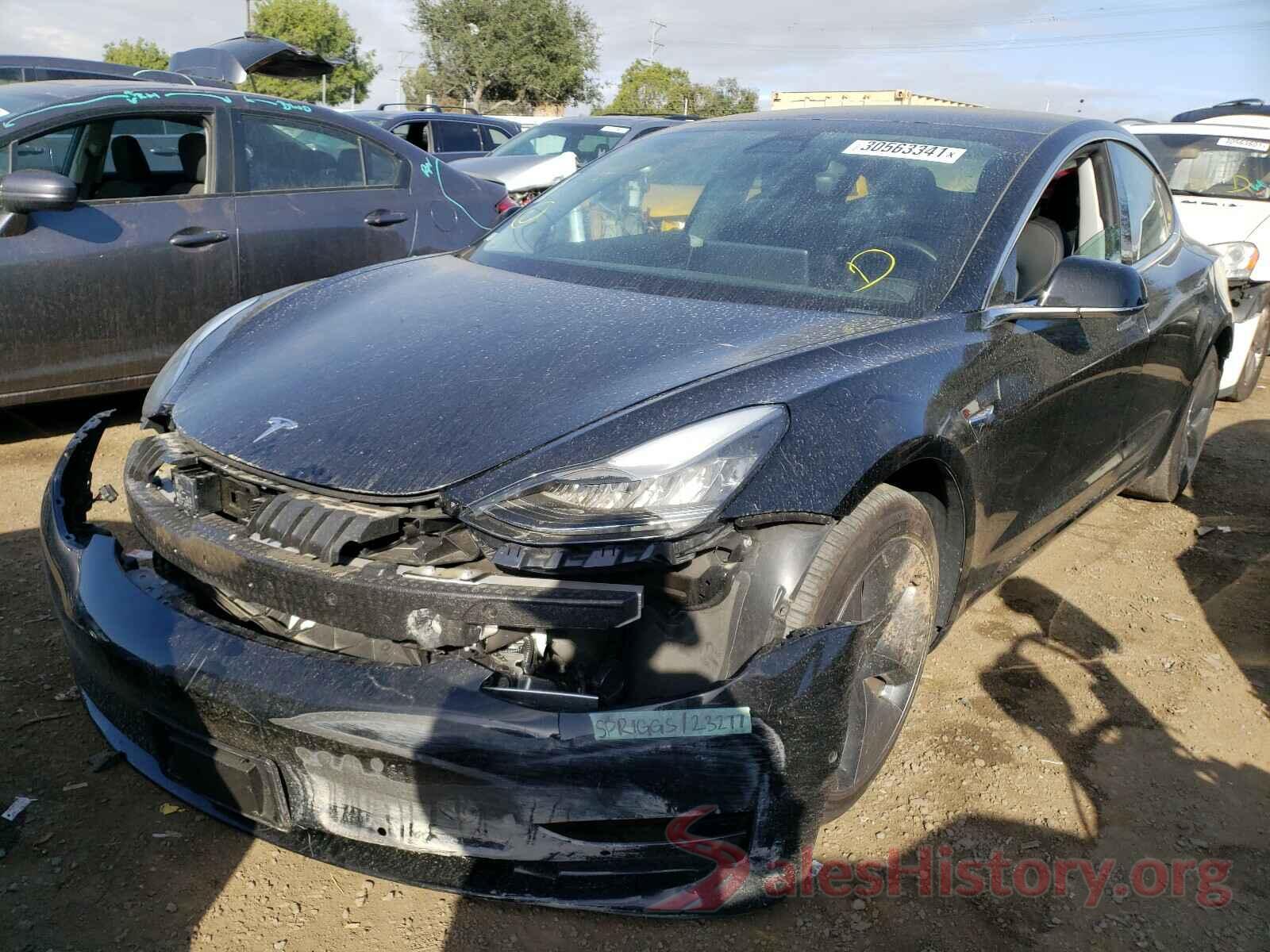 5YJ3E1EB5KF385199 2019 TESLA MODEL 3