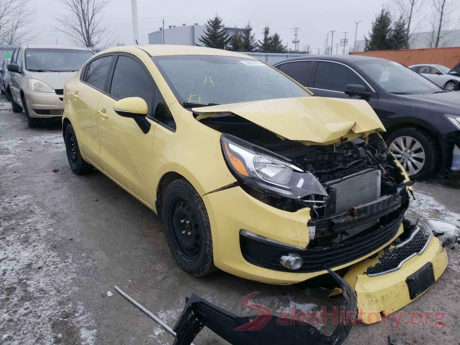 55SWF4JBXJU240190 2016 KIA RIO