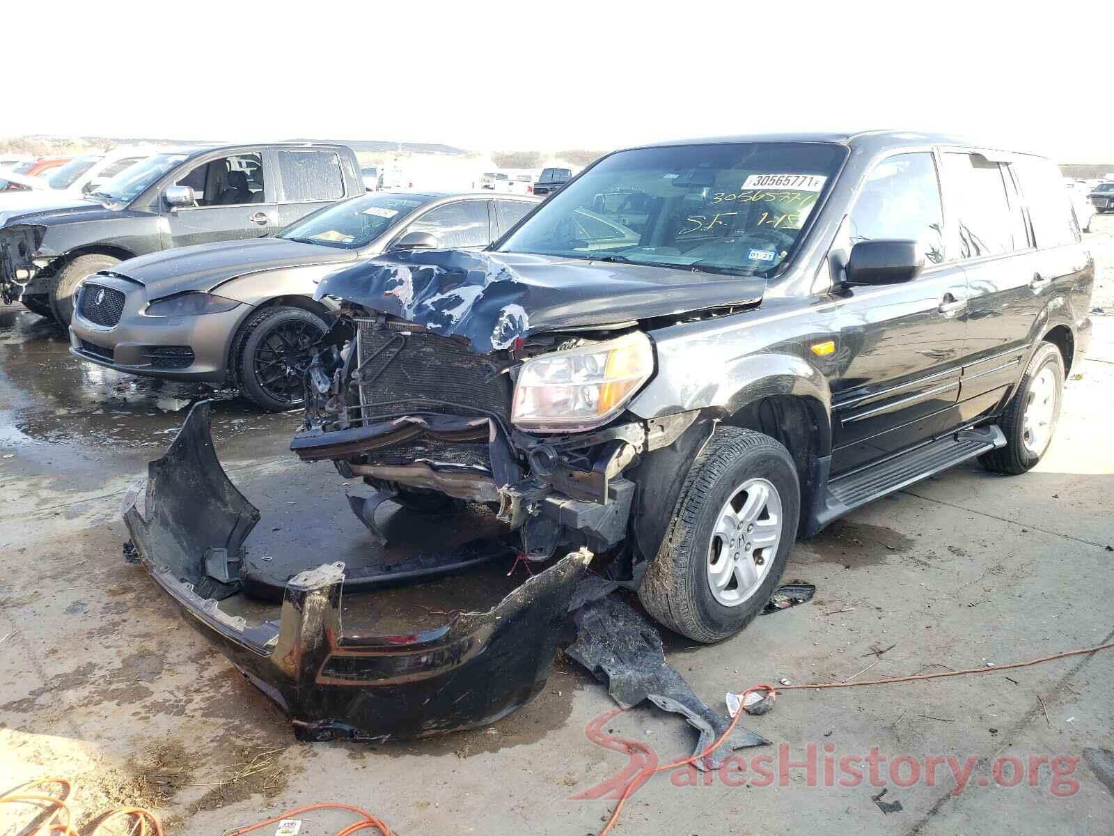 2T1BURHE2KC187414 2007 HONDA PILOT