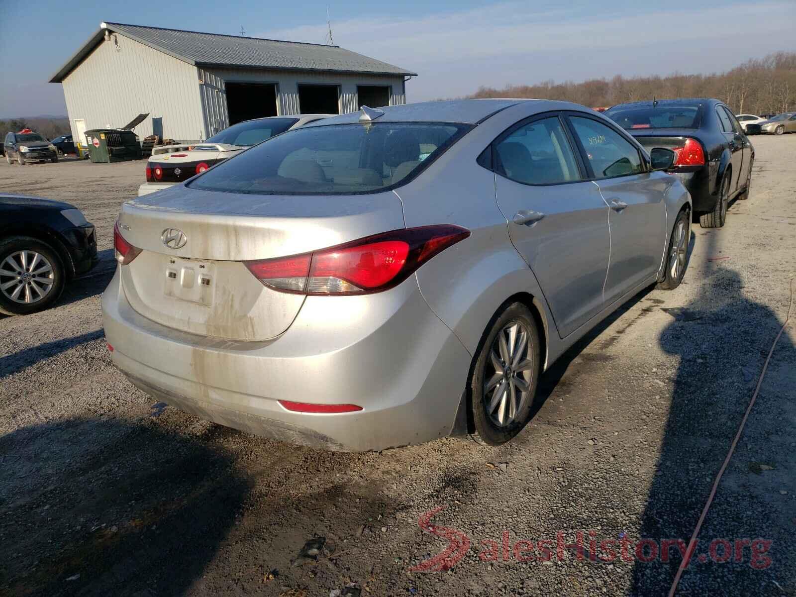 5NPDH4AE7GH712613 2016 HYUNDAI ELANTRA