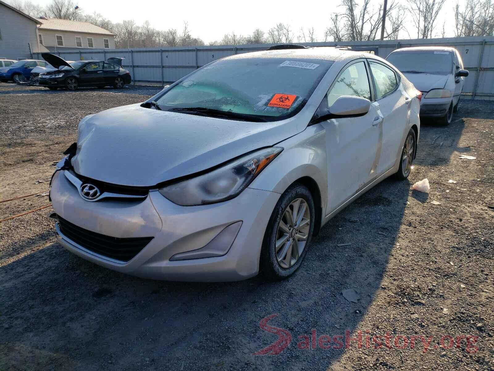 5NPDH4AE7GH712613 2016 HYUNDAI ELANTRA