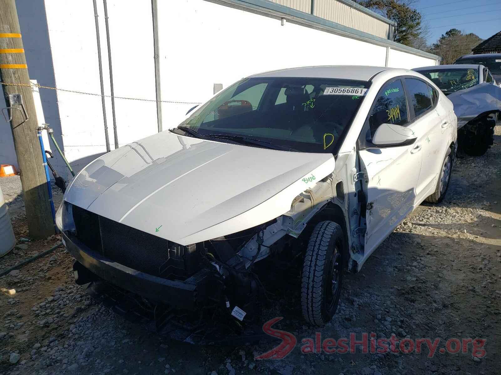 5NPD74LF7KH438444 2019 HYUNDAI ELANTRA