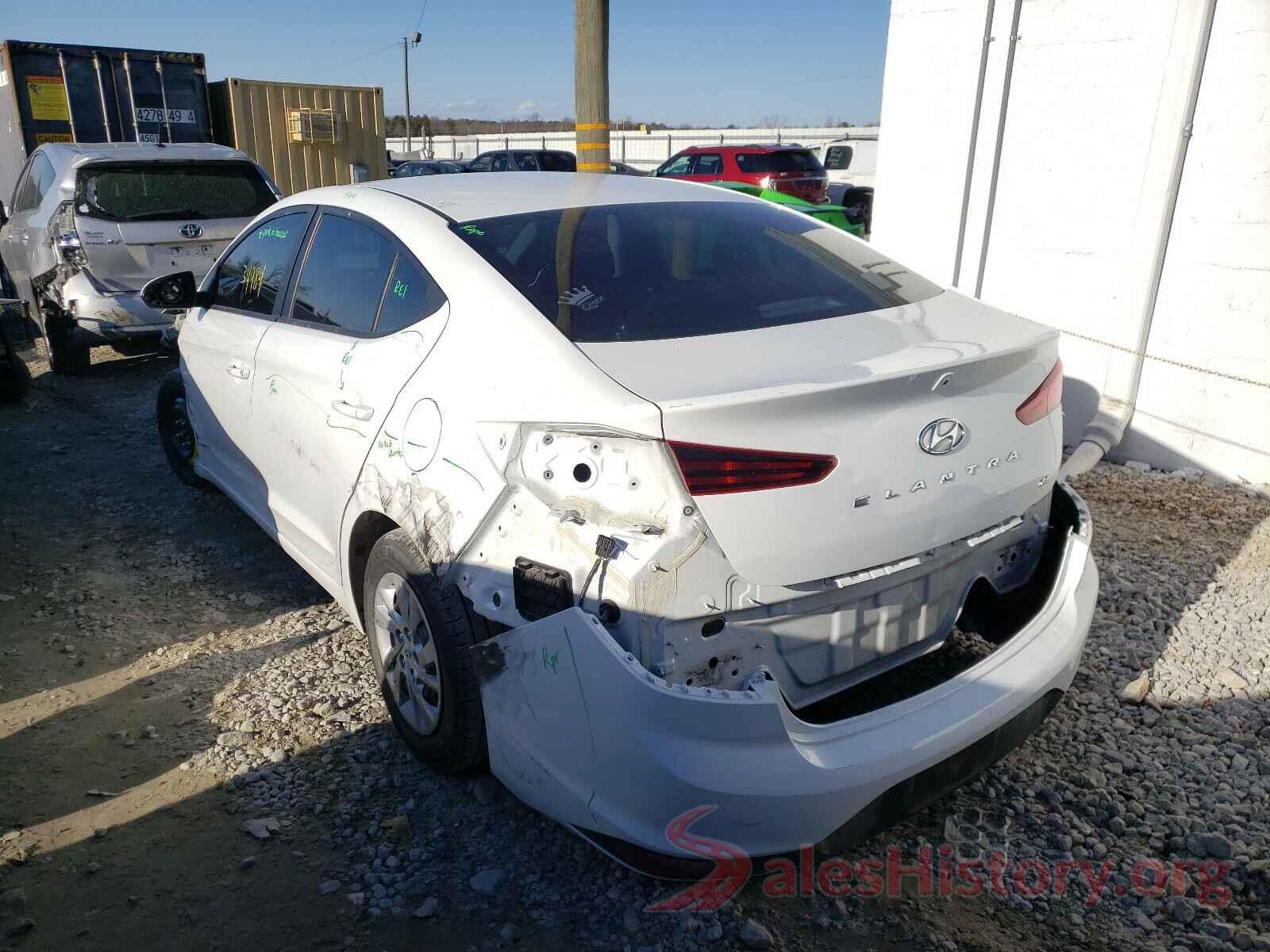 5NPD74LF7KH438444 2019 HYUNDAI ELANTRA