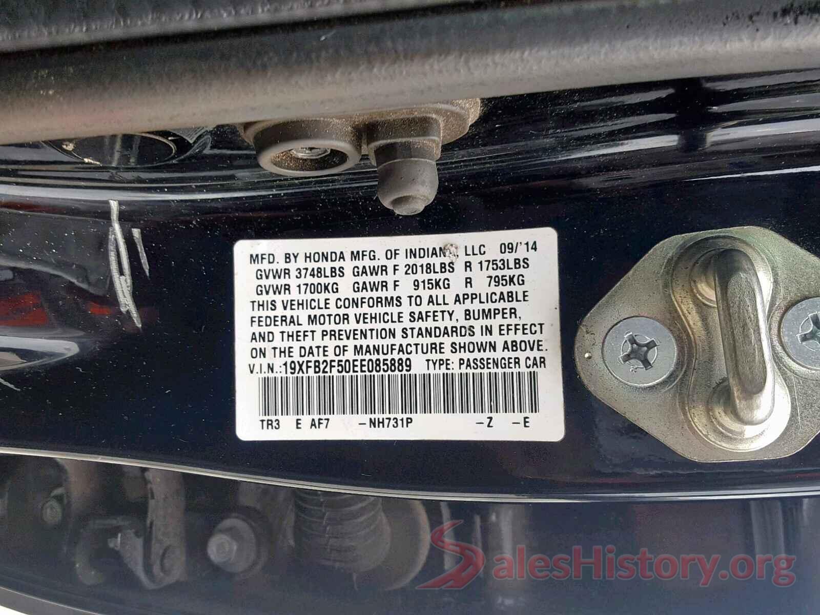 3N1AB7AP1GY270327 2014 HONDA CIVIC LX