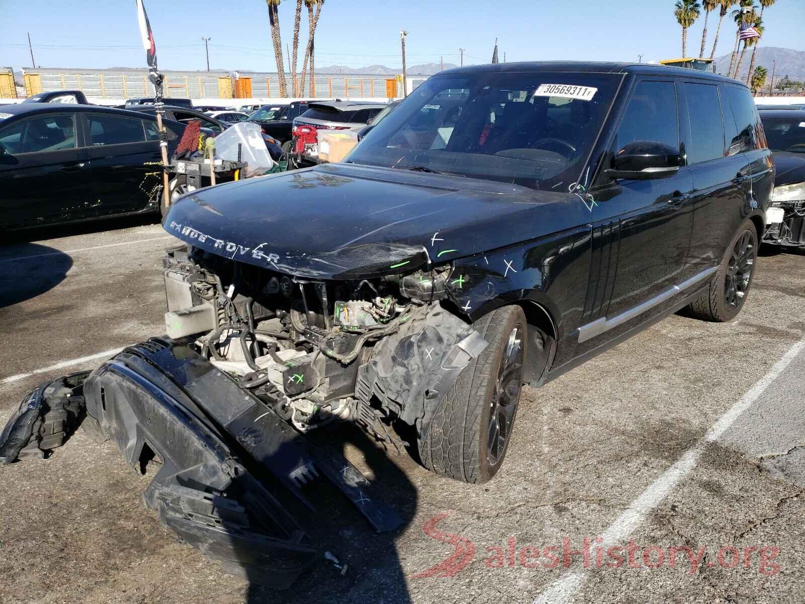 SALGR2PF6GA292292 2016 LAND ROVER RANGEROVER