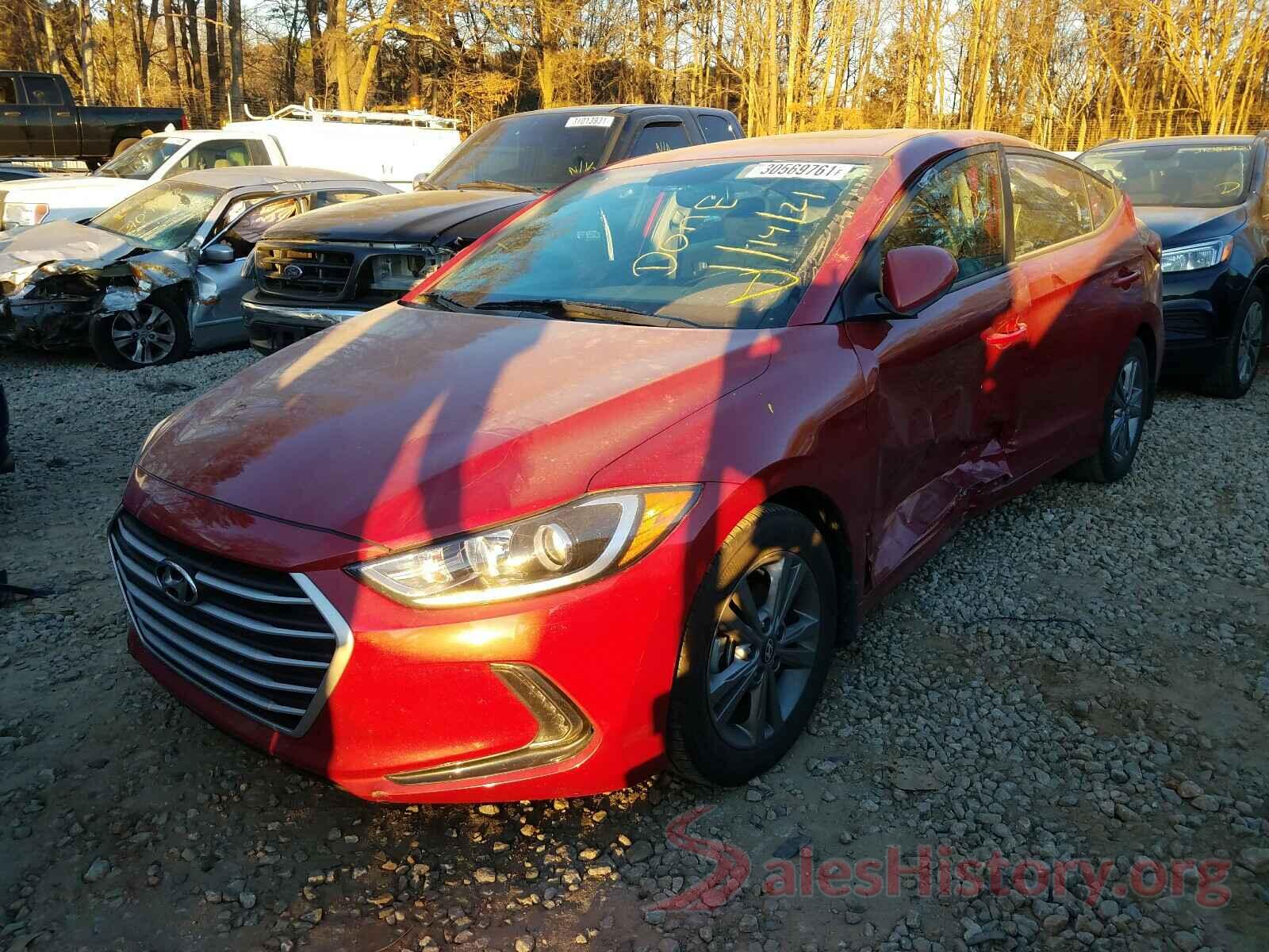 KMHD84LF9HU424374 2017 HYUNDAI ELANTRA