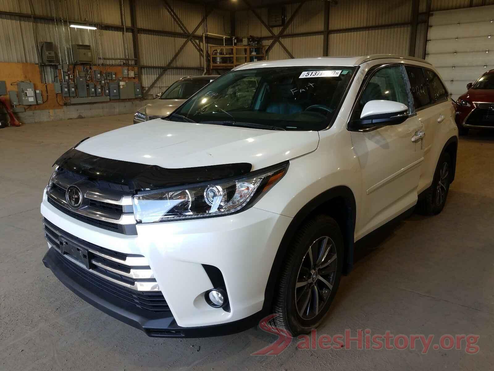 5TDJZRFH1KS584811 2019 TOYOTA HIGHLANDER