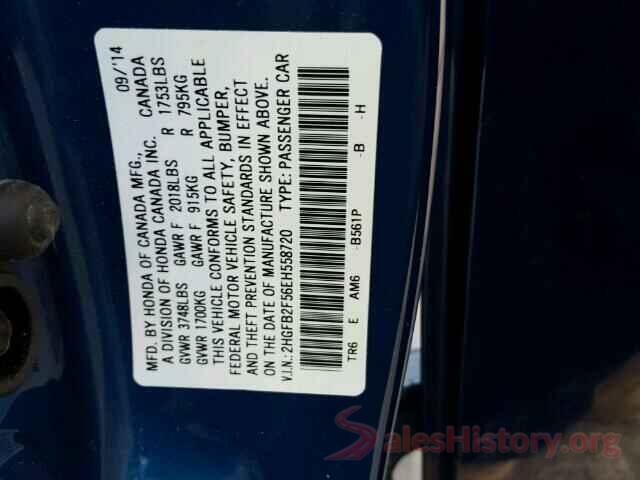 5TDKZRFH2KS559212 2014 HONDA CIVIC