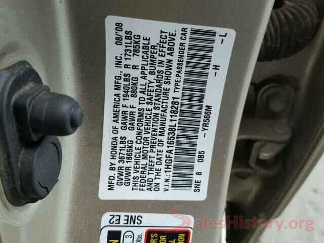 5XXGT4L37LG403382 2008 HONDA CIVIC