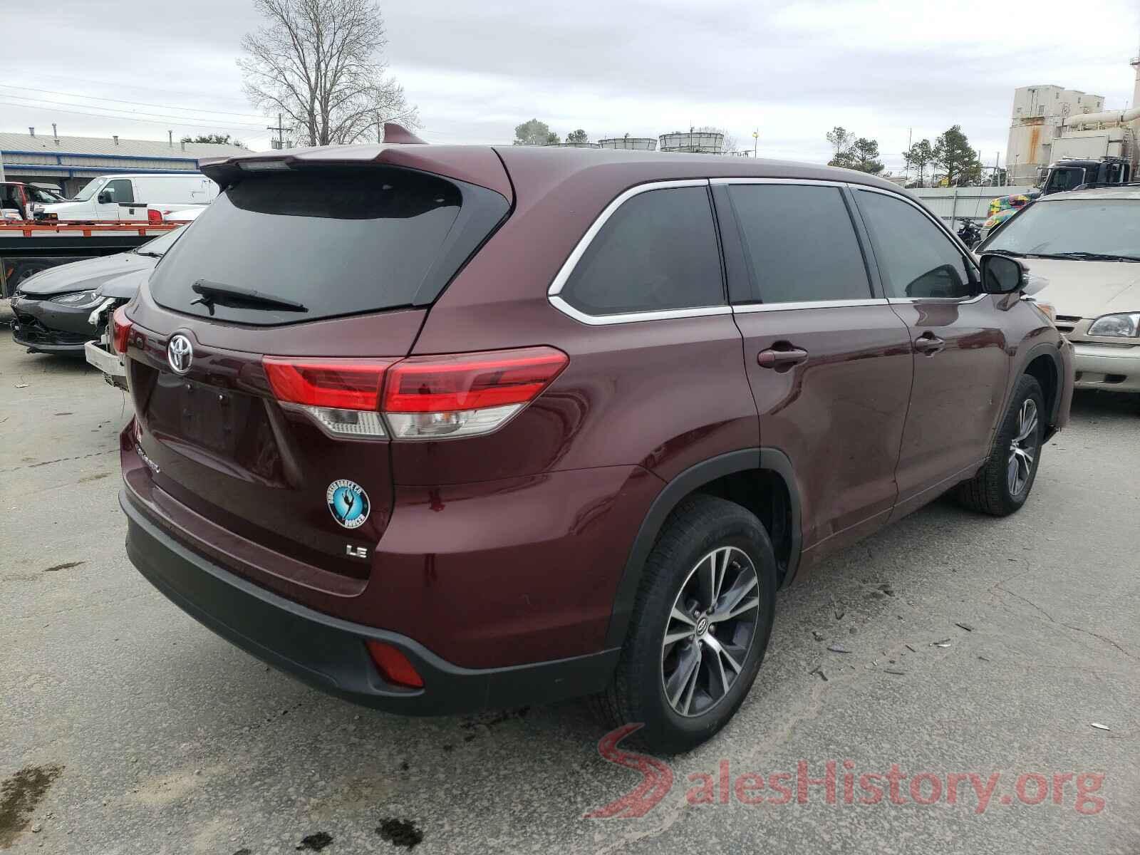 5TDZZRFH5JS286568 2018 TOYOTA HIGHLANDER