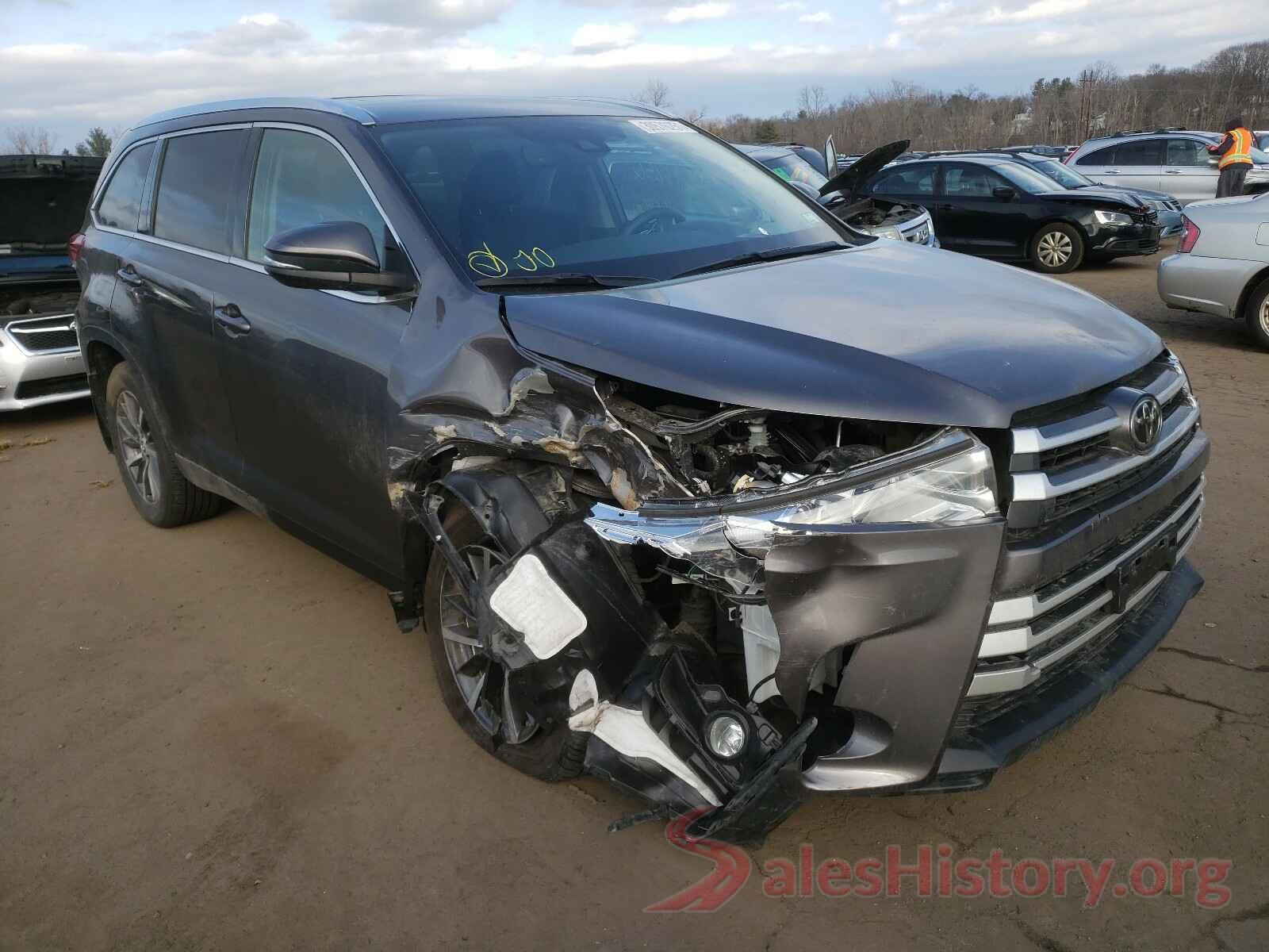 5TDJZRFH6KS597845 2019 TOYOTA HIGHLANDER