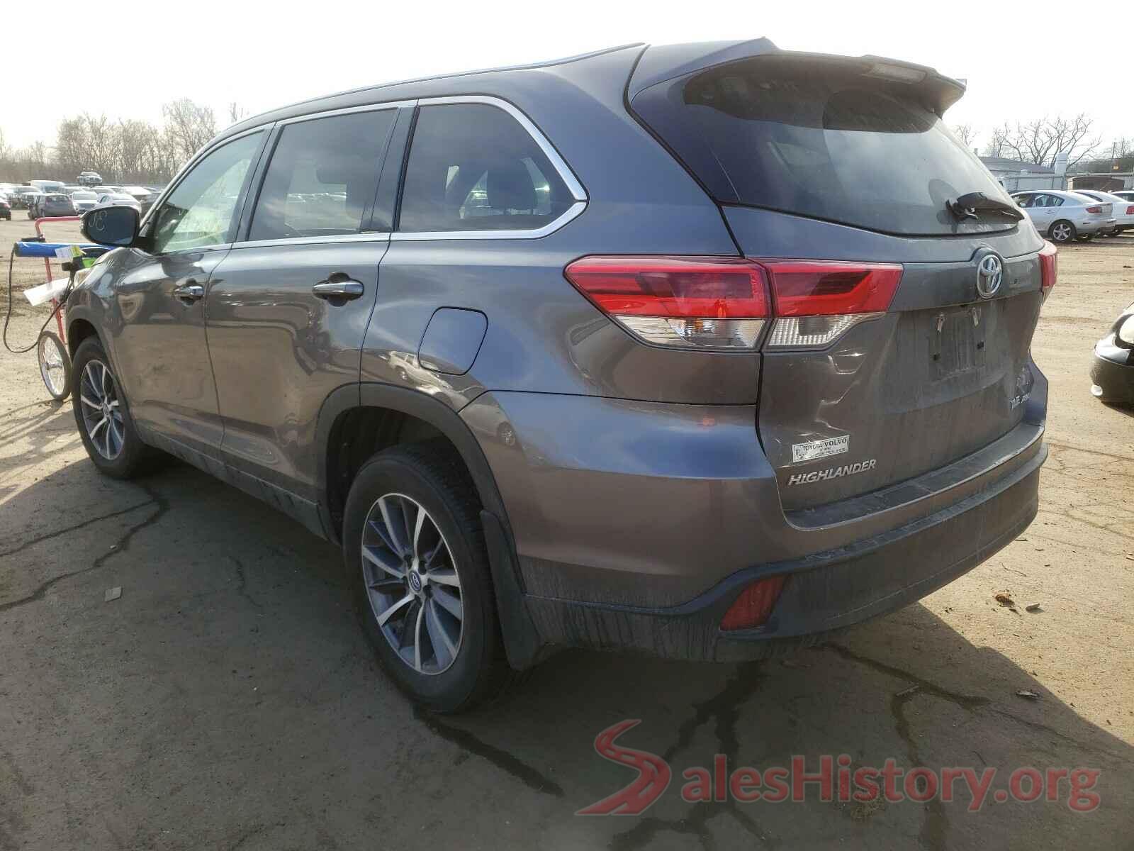 5TDJZRFH6KS597845 2019 TOYOTA HIGHLANDER