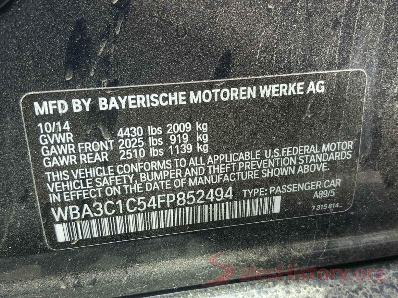 JTEJU5JR1M5845527 2015 BMW 3 SERIES