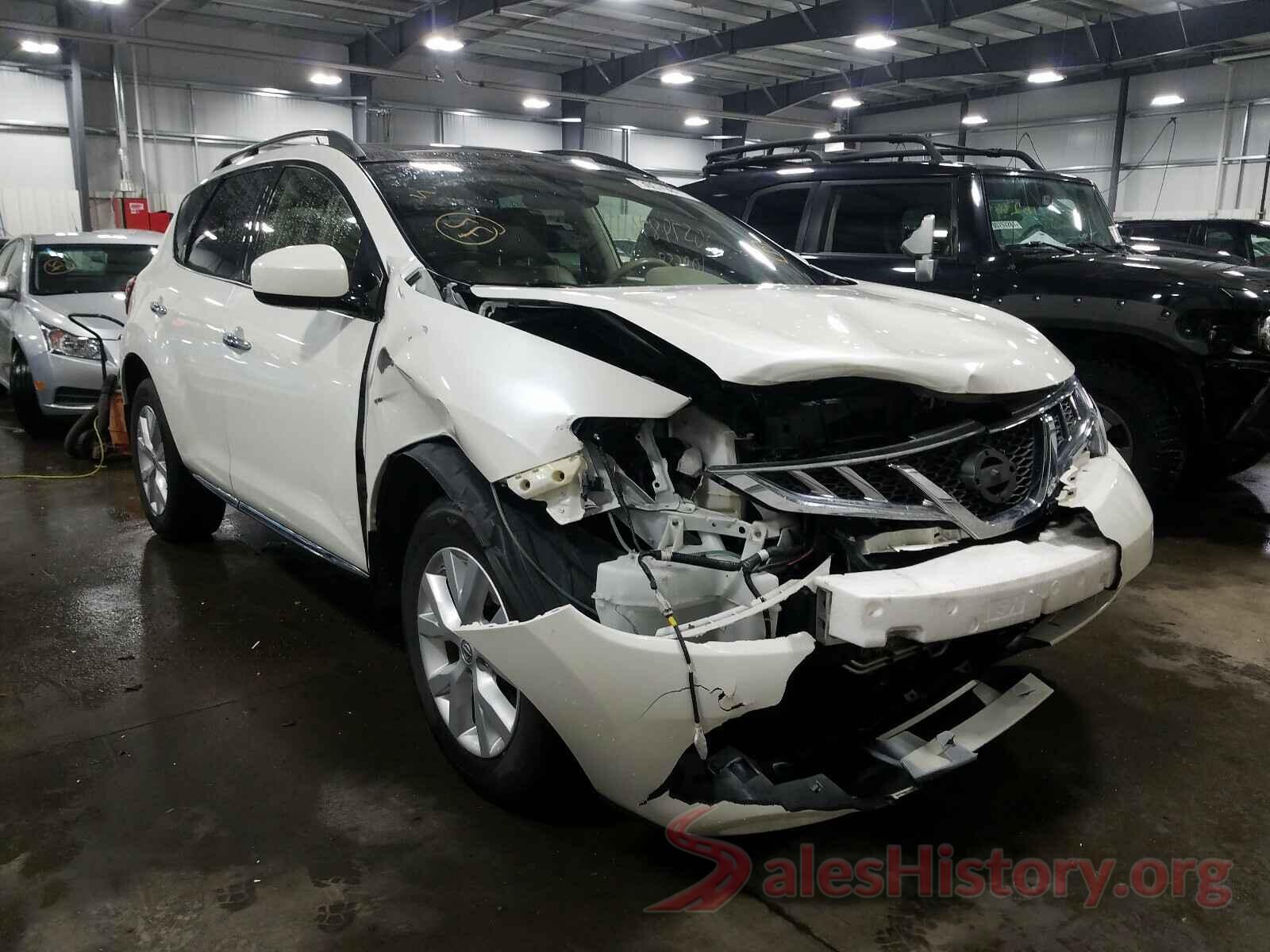 4S3GTAA67H3726396 2012 NISSAN MURANO