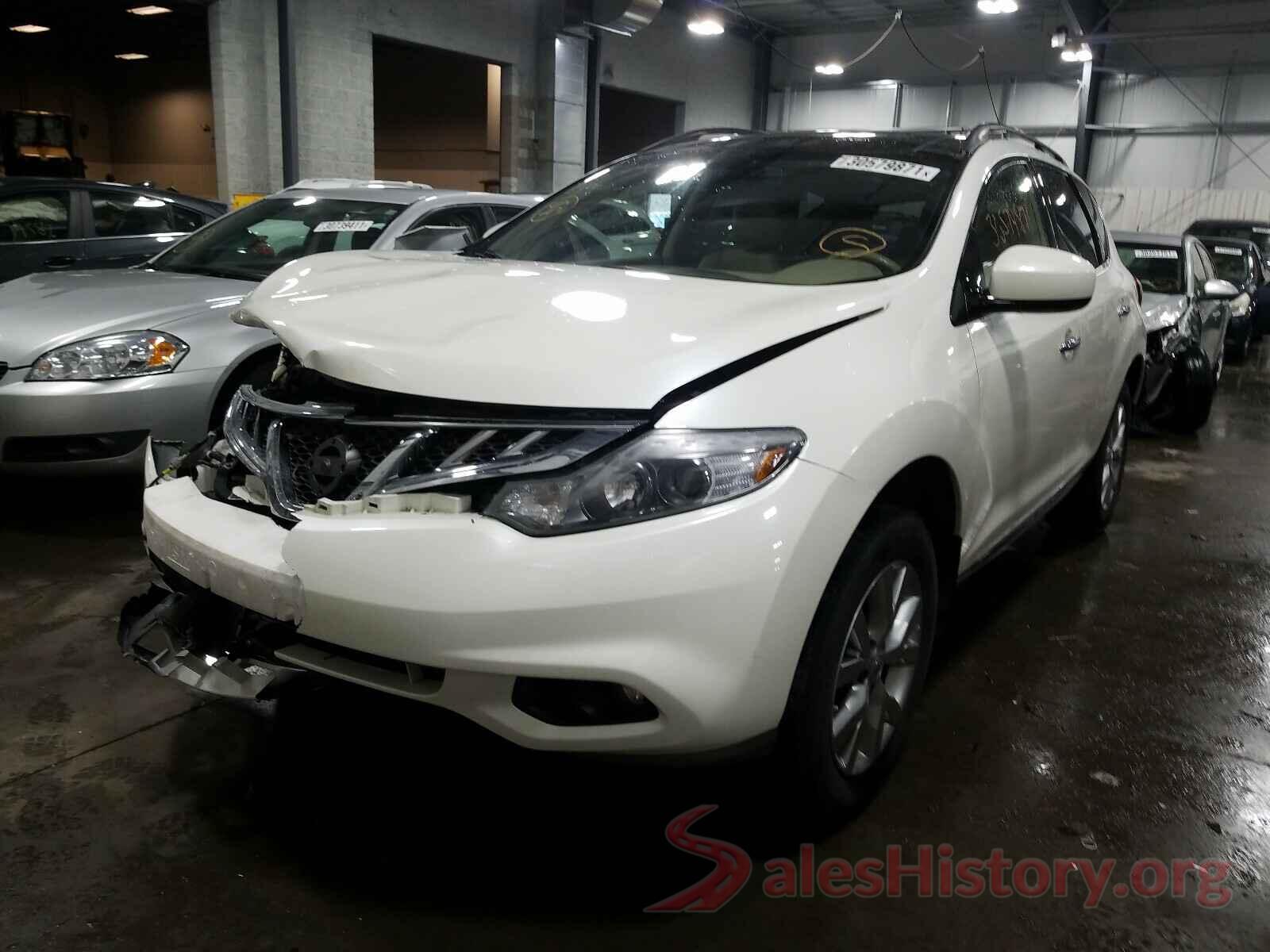 4S3GTAA67H3726396 2012 NISSAN MURANO