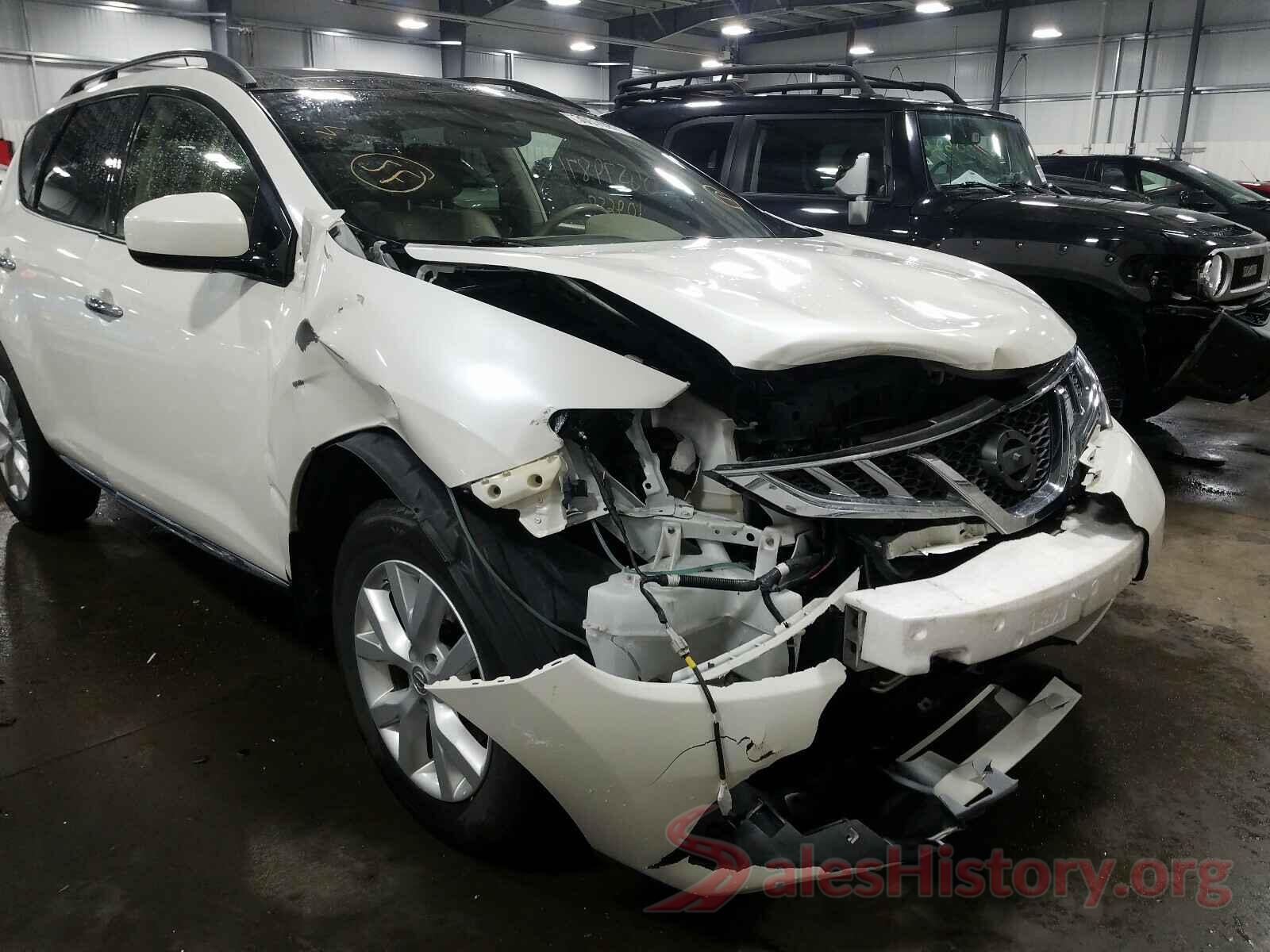 4S3GTAA67H3726396 2012 NISSAN MURANO