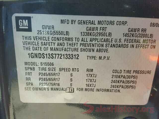 2HGFC1F39GH651269 2007 CHEVROLET TRAILBLAZE