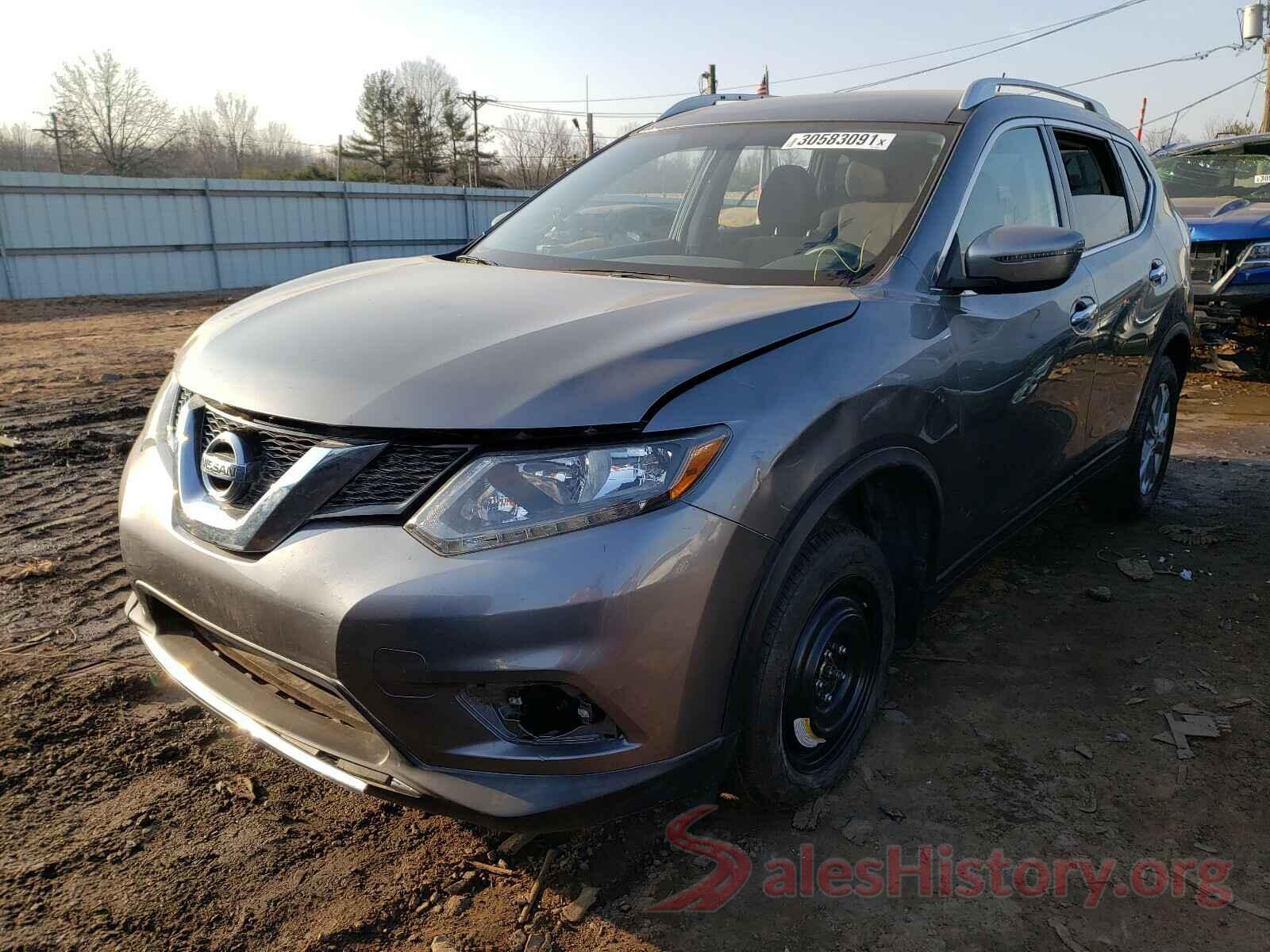 KNMAT2MT7GP726161 2016 NISSAN ROGUE