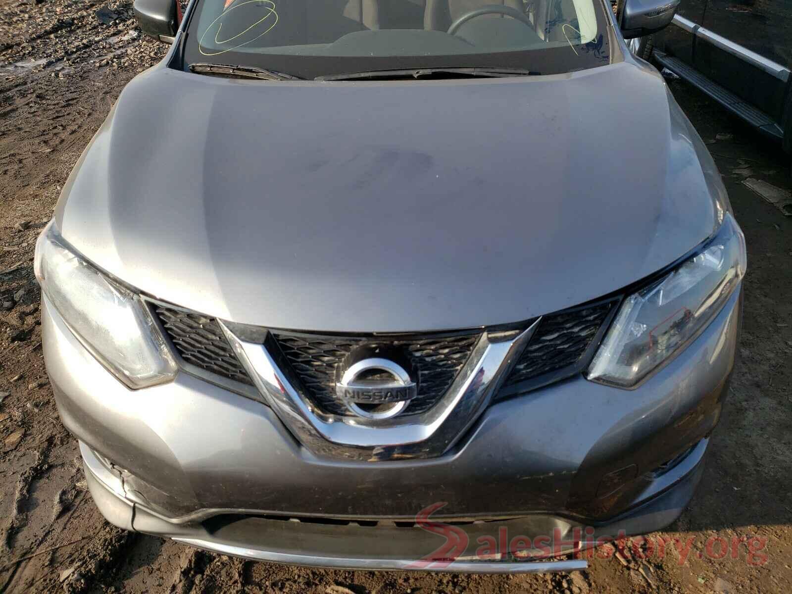 KNMAT2MT7GP726161 2016 NISSAN ROGUE