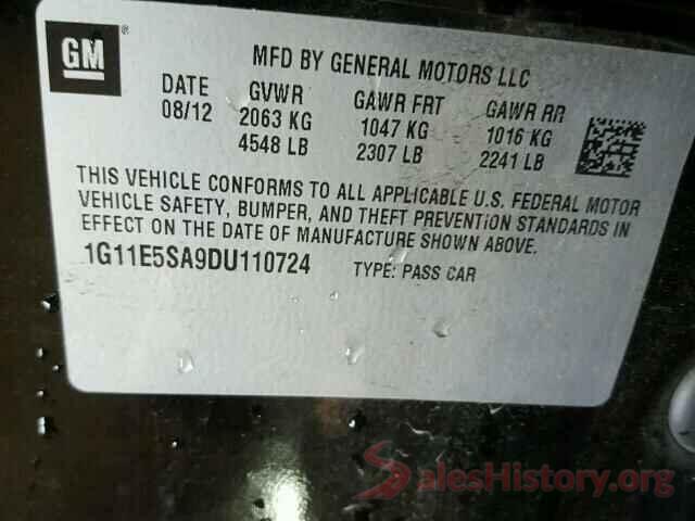 5YFP4RCE6LP015028 2013 CHEVROLET MALIBU