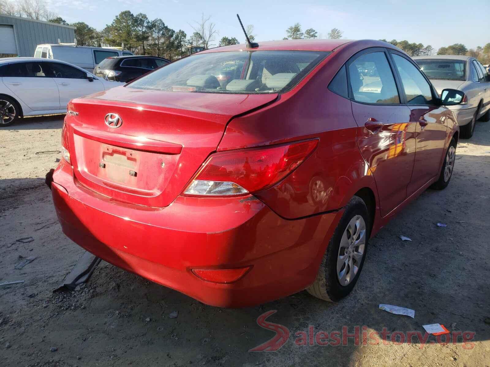 JA4AZ3A30LZ019291 2017 HYUNDAI ACCENT