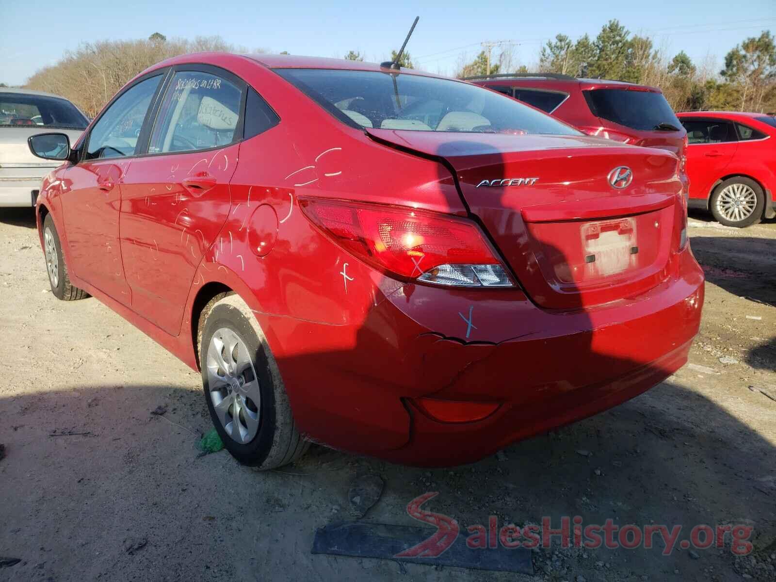 JA4AZ3A30LZ019291 2017 HYUNDAI ACCENT