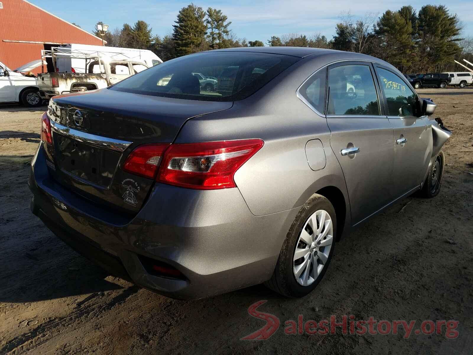 3N1AB7APXKY283134 2019 NISSAN SENTRA