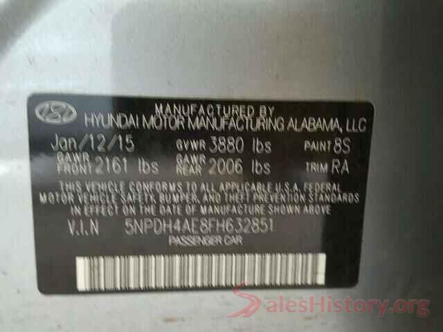 2T1BURHEXHC823165 2015 HYUNDAI ELANTRA