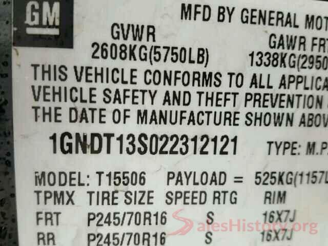 1FTEW1EF3GKF71603 2002 CHEVROLET TRAILBLAZE