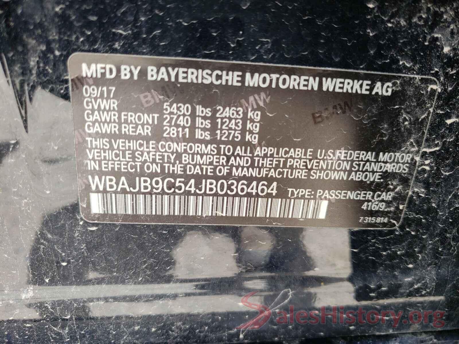 3N1AB7AP4HY263292 2018 BMW M5