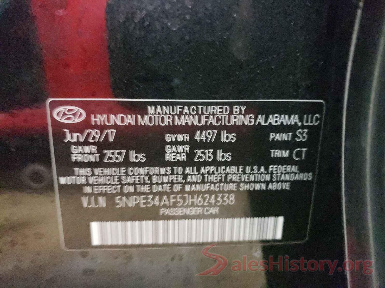 3VWN57BU7KM050178 2018 HYUNDAI SONATA