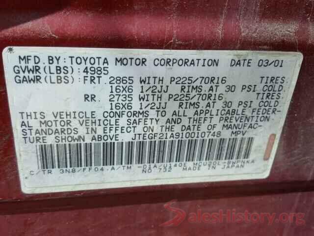 JTMRWRFV3KD021594 2001 TOYOTA HIGHLANDER