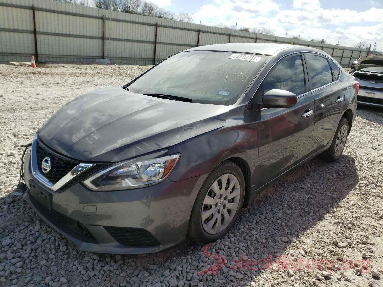 3N1AB7AP5KY245438 2019 NISSAN SENTRA