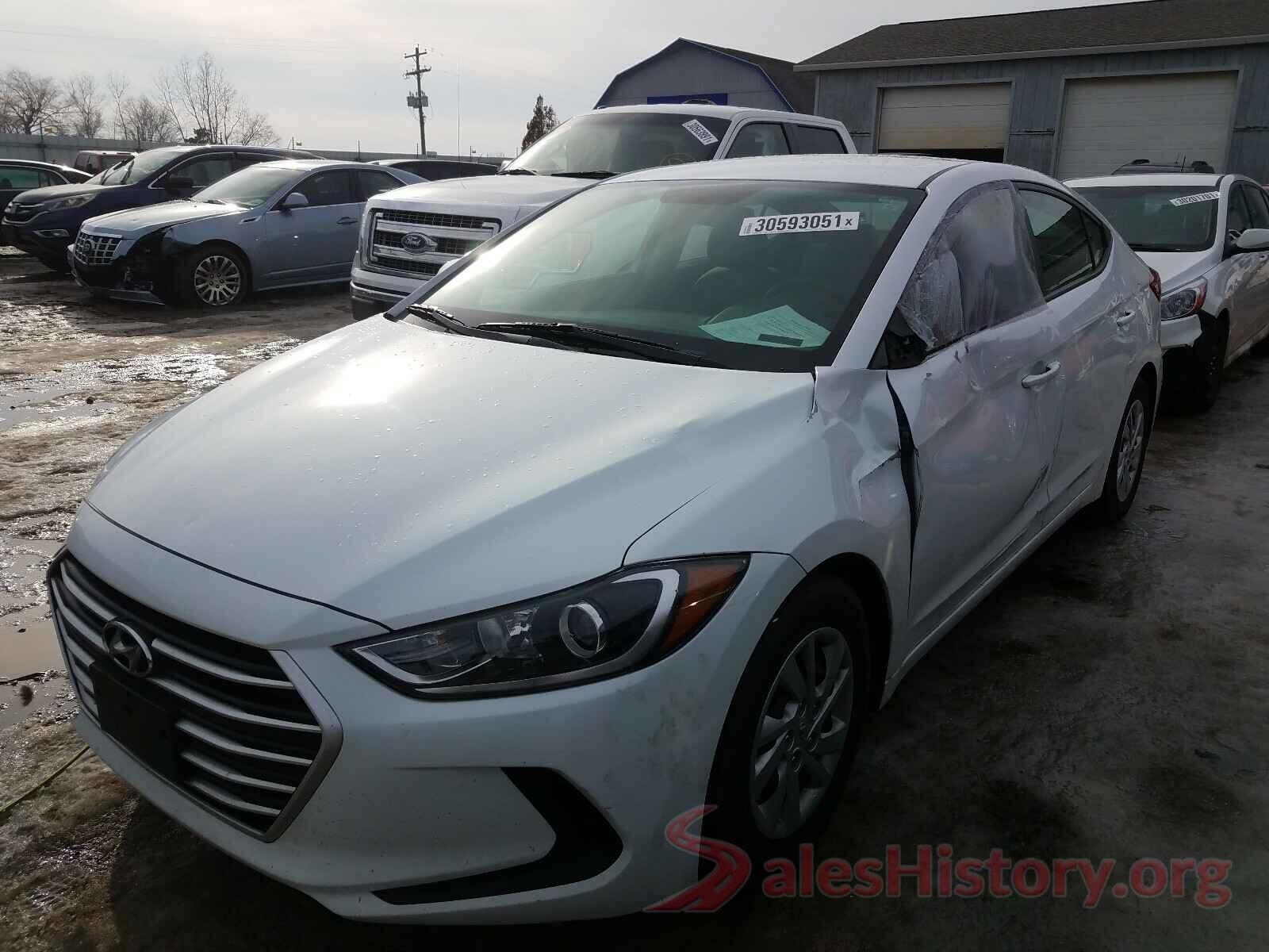 5NPD74LF4HH100671 2017 HYUNDAI ELANTRA