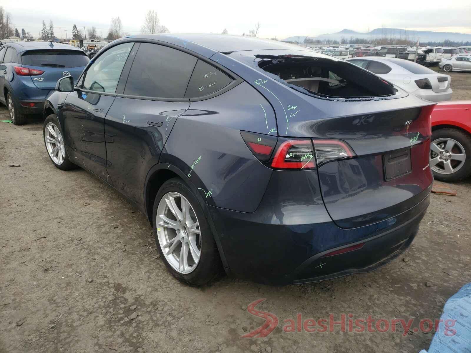 5YJYGDEE3LF050911 2020 TESLA MODEL Y