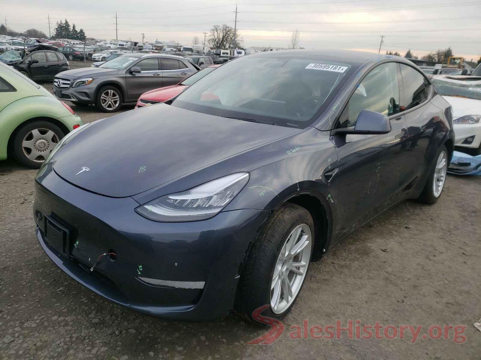 5YJYGDEE3LF050911 2020 TESLA MODEL Y