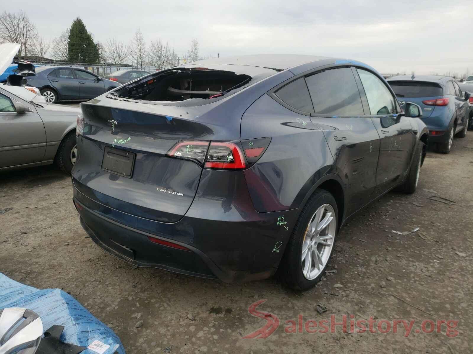 5YJYGDEE3LF050911 2020 TESLA MODEL Y