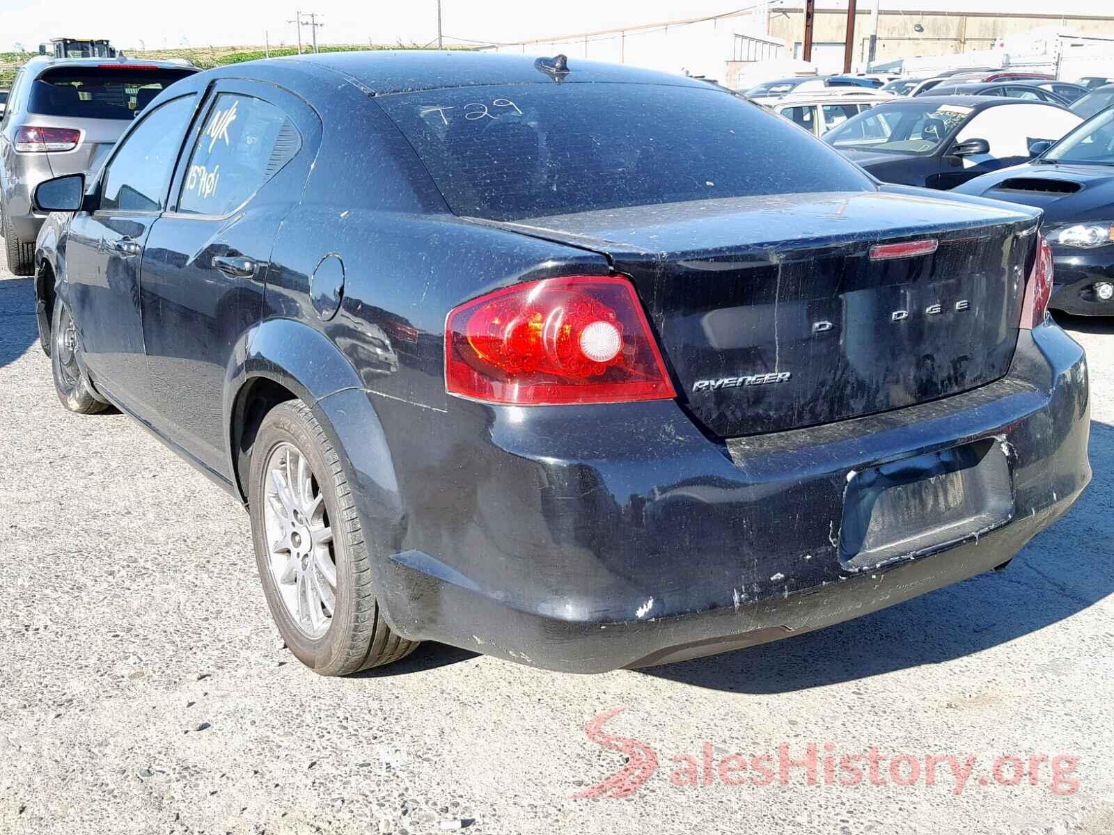 JF2GPADC0H8257209 2012 DODGE AVENGER