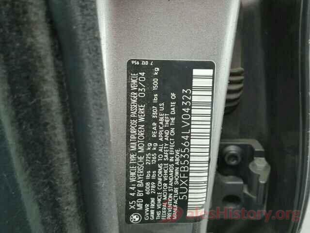 3FA6P0HD8GR218121 2004 BMW X5