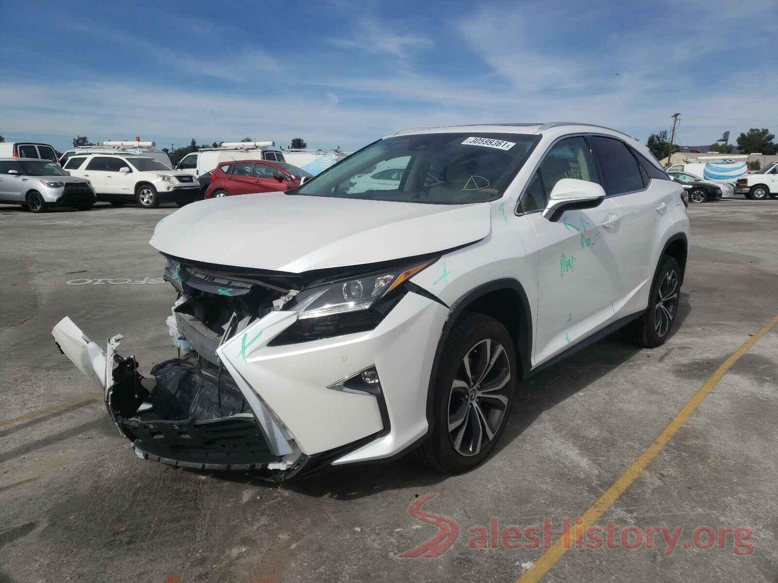 2T2ZZMCA5KC120132 2019 LEXUS RX350