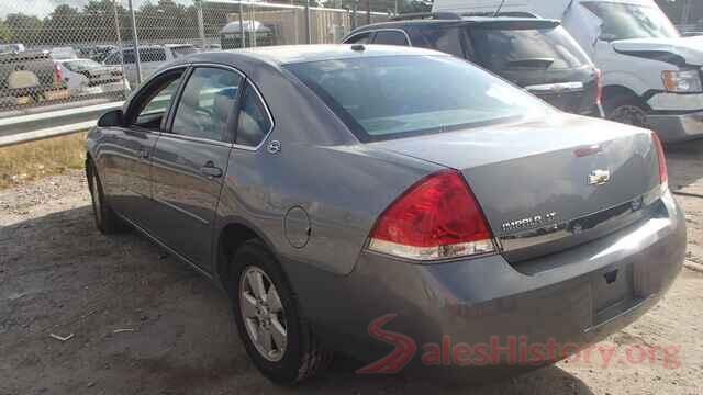 1HGCR2F87GA007187 2006 CHEVROLET IMPALA