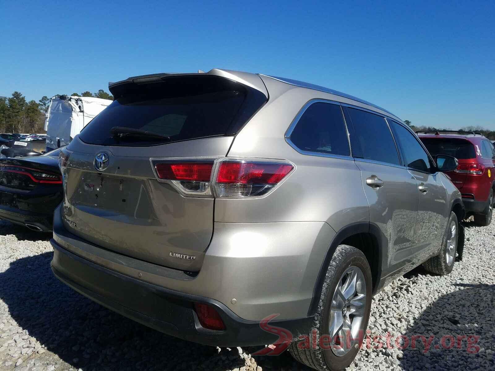 5TDYKRFH8GS141369 2016 TOYOTA HIGHLANDER