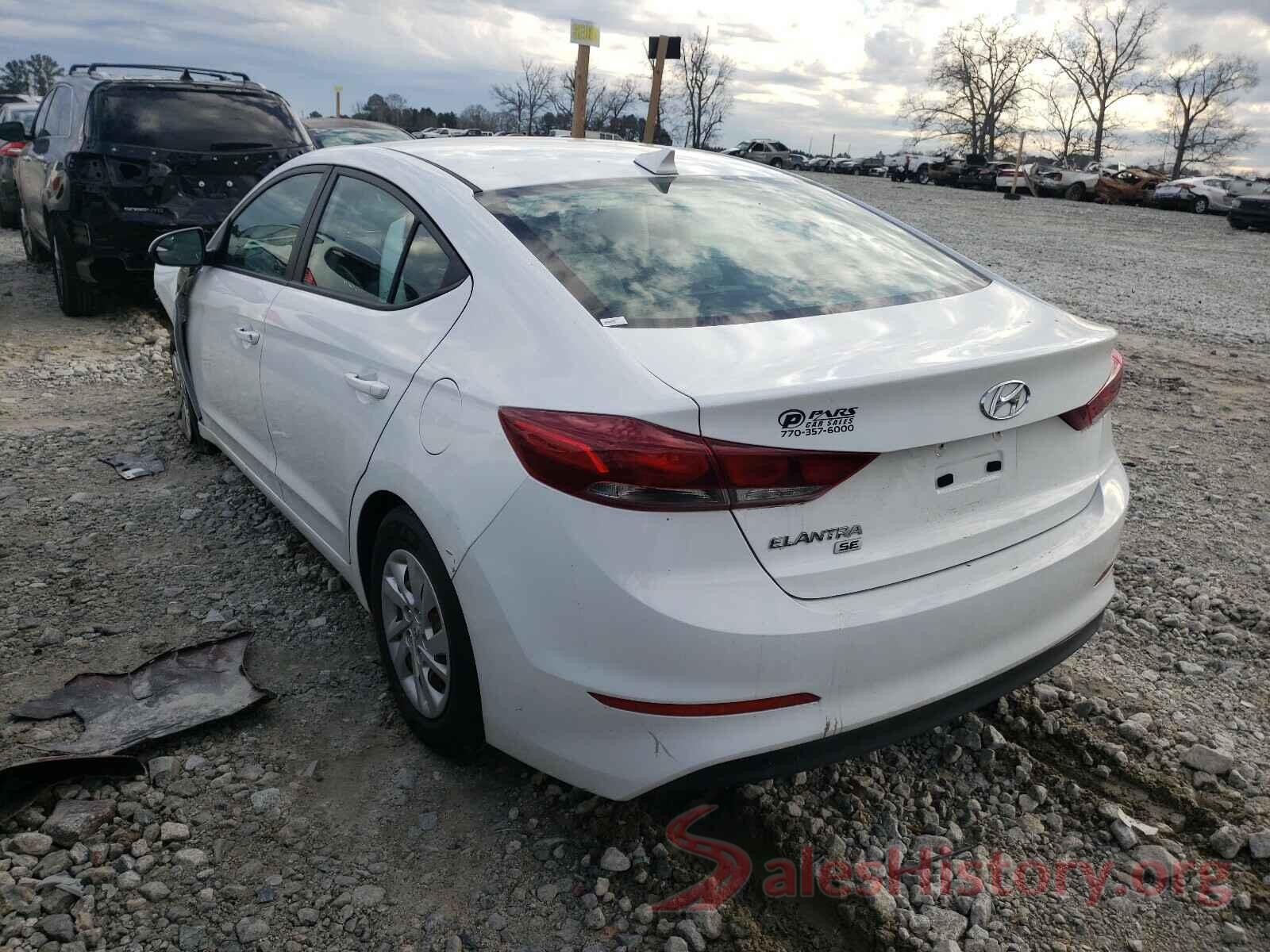 5NPD74LF3HH208845 2017 HYUNDAI ELANTRA