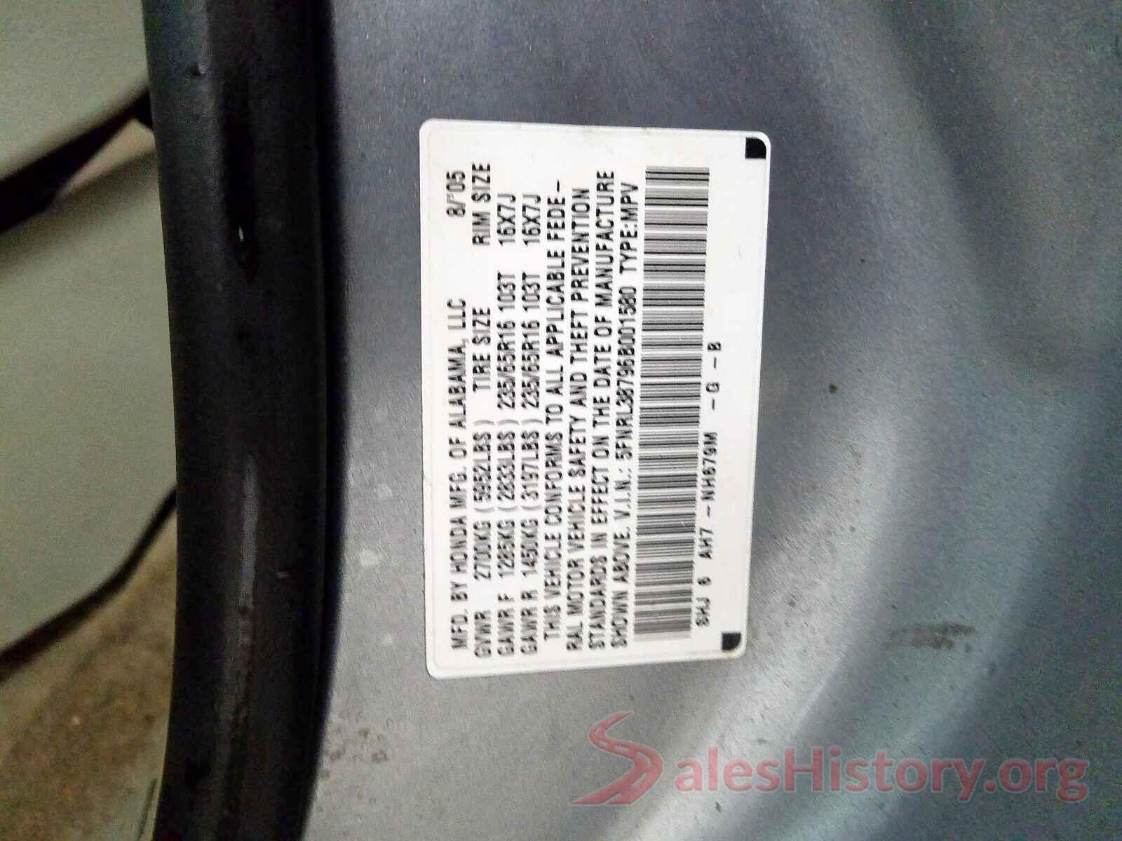 5N1AT2MV2GC857468 2006 HONDA ODYSSEY