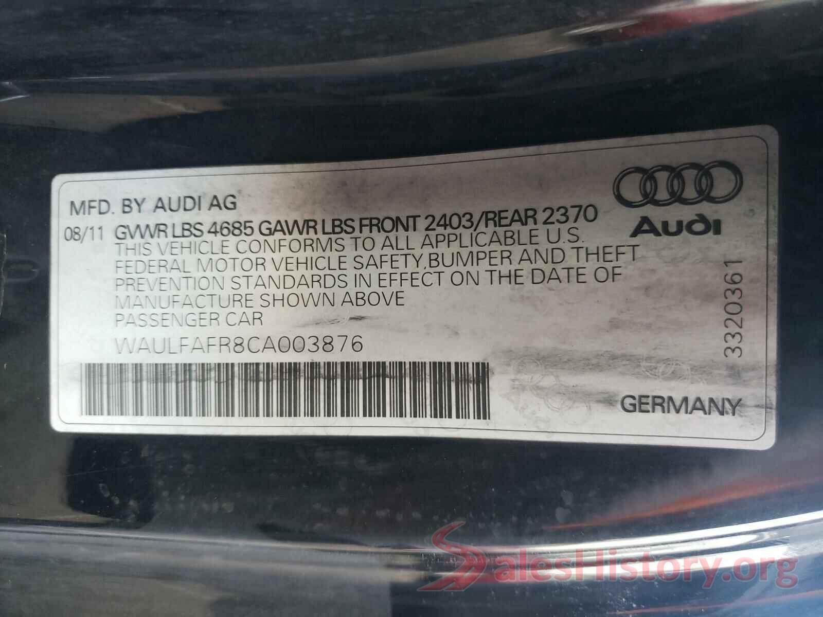 1C4PJMCS6GW316655 2012 AUDI A5