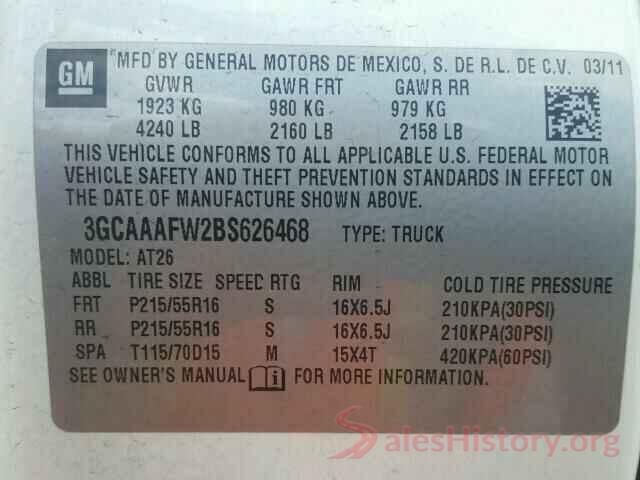 5TDYKRFH1GS154111 2011 CHEVROLET HHR