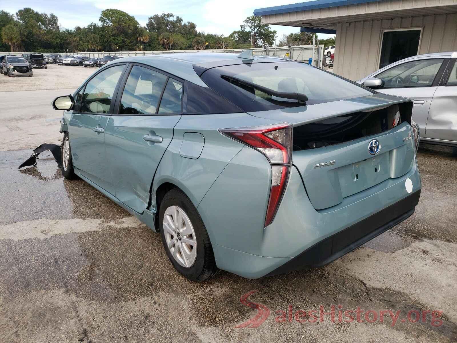 JTDKBRFU6H3029319 2017 TOYOTA PRIUS